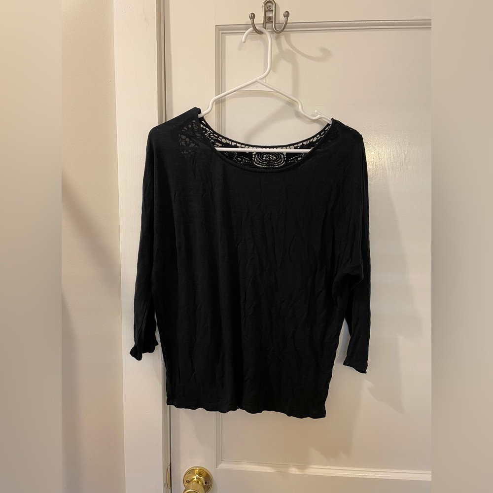 American Eagle Lace Back Top